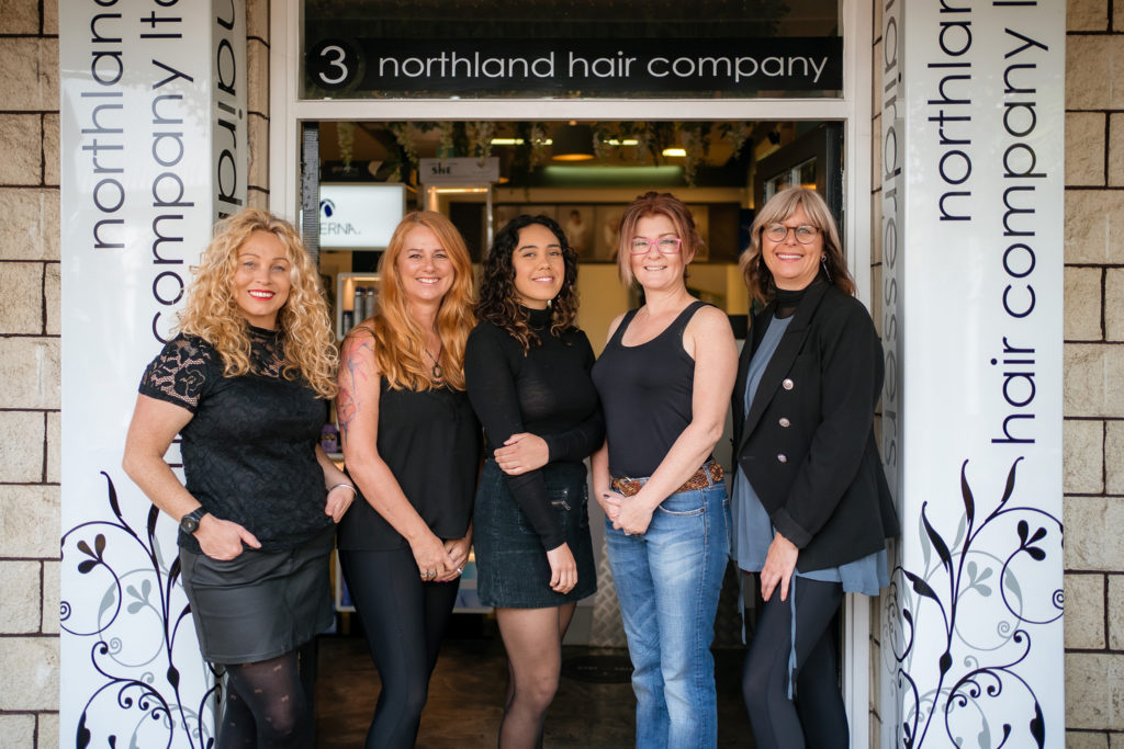 hair stylists at northland hair company kerikeri